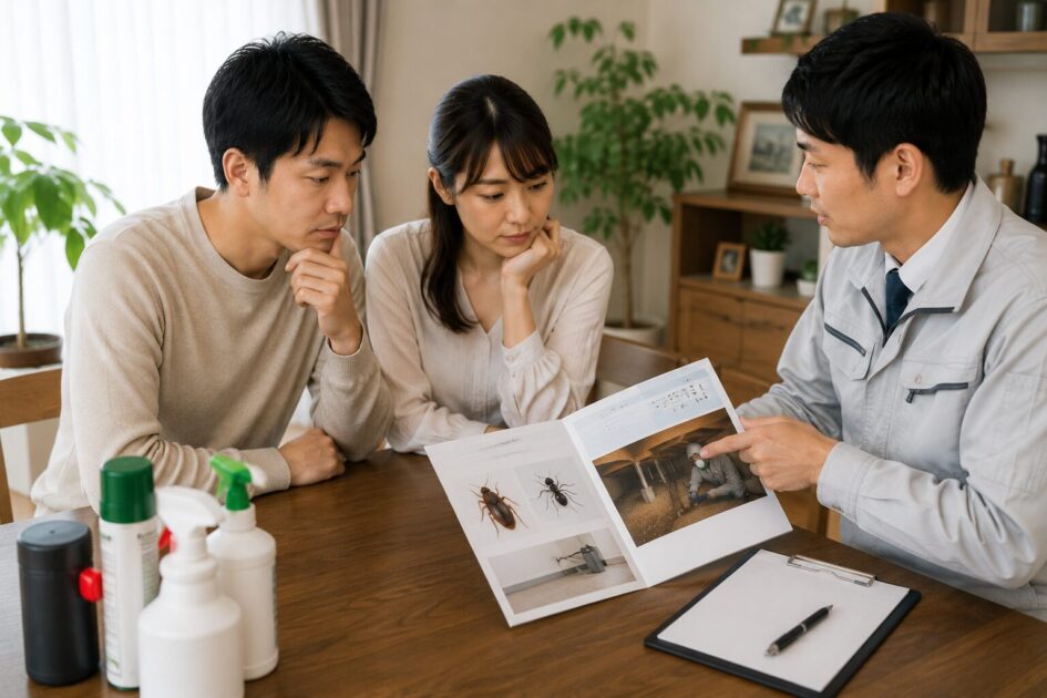 カインズの市販品と害虫駆除サービスの使い分け