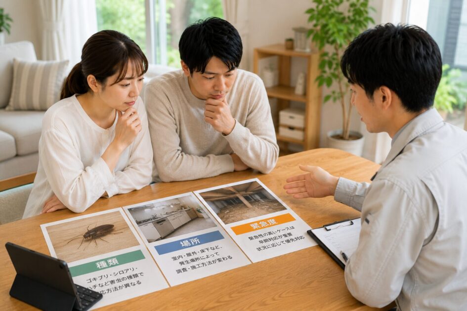 岐阜の害虫駆除は種類・場所・緊急度を分けて相談する
