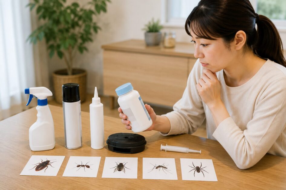 害虫別に見る駆除剤の使い分け
