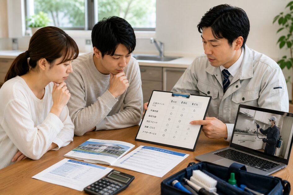 岐阜で害虫駆除業者を選ぶときの比較ポイント