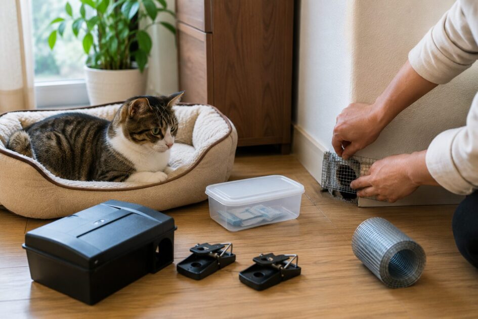 猫を守りながらできるネズミ対策