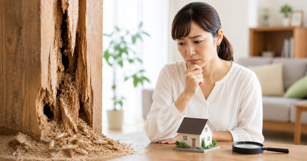 シロアリ駆除しないとどうなる?まず結論を整理