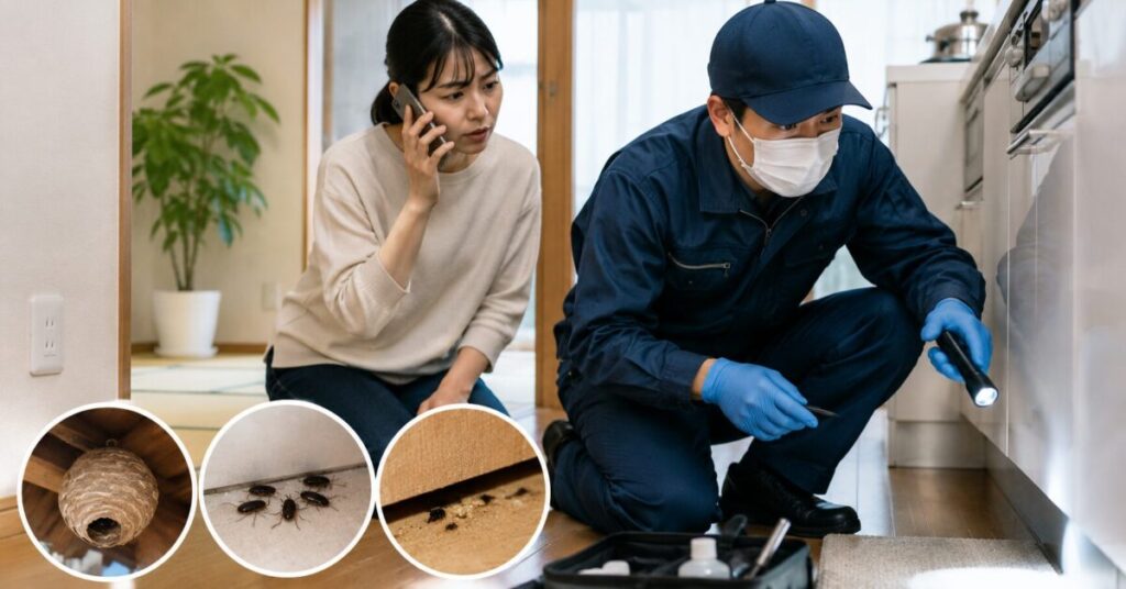 岡山で害虫駆除を急ぐべきケースと最初の動き