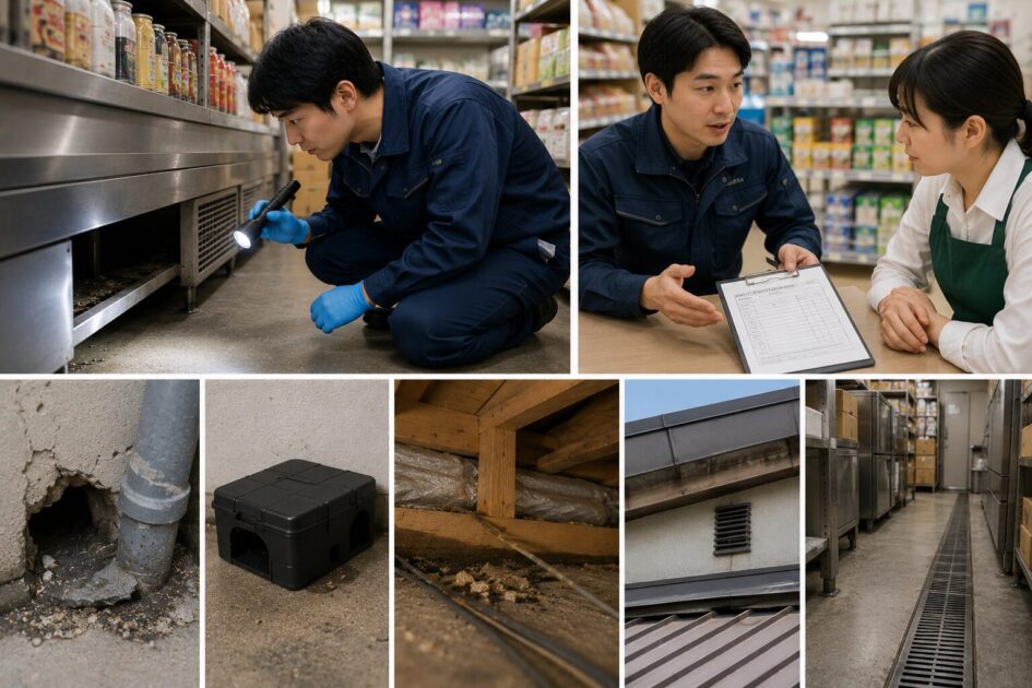 店舗のネズミ駆除費用は何で変わる?作業範囲と見積もりの見方