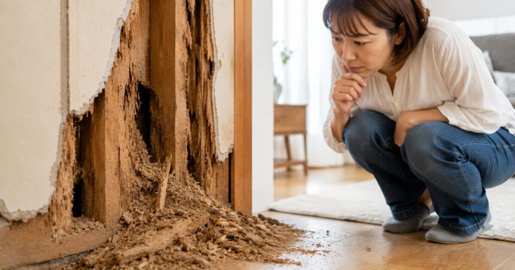 シロアリ駆除をしない判断が危ないケース